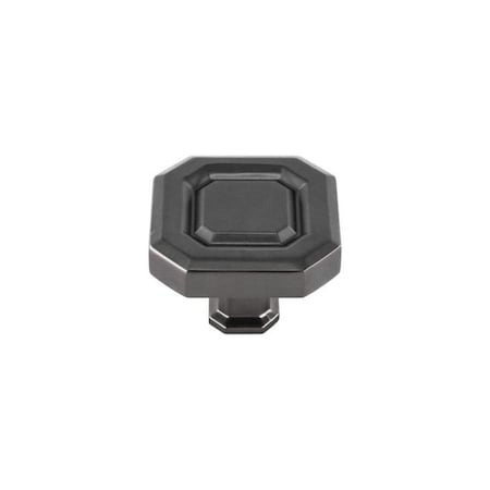 Crown 1-1/2" Florence Cabinet Knob Dark Pewter Finish CHK93002DP